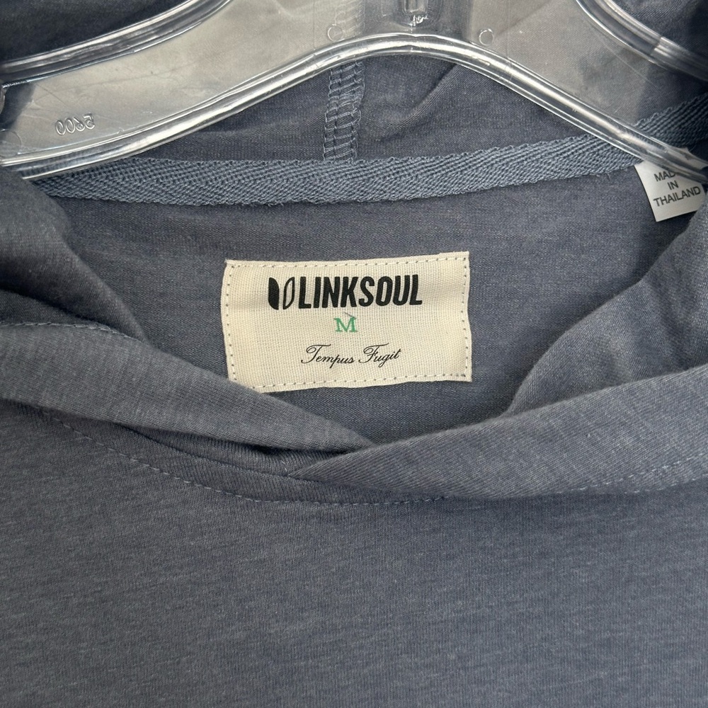 Linksoul Pullover Anza Hoodie - Size Medium, NEW - Fog Blue - Picture 2 of 6